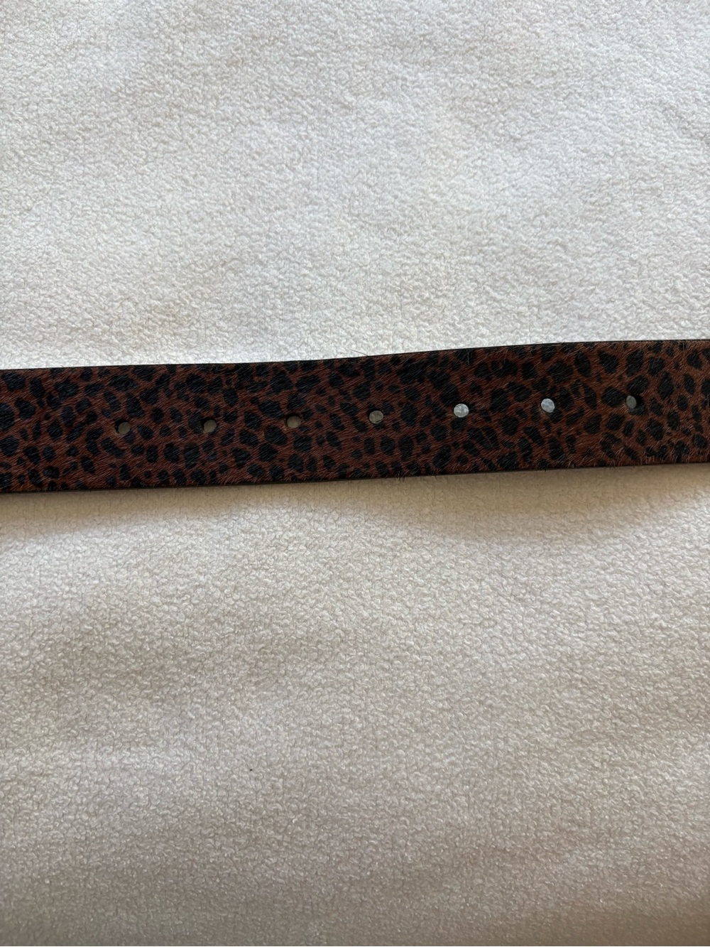 WHBM leopard print calf hair belt - Picture 3 of 4